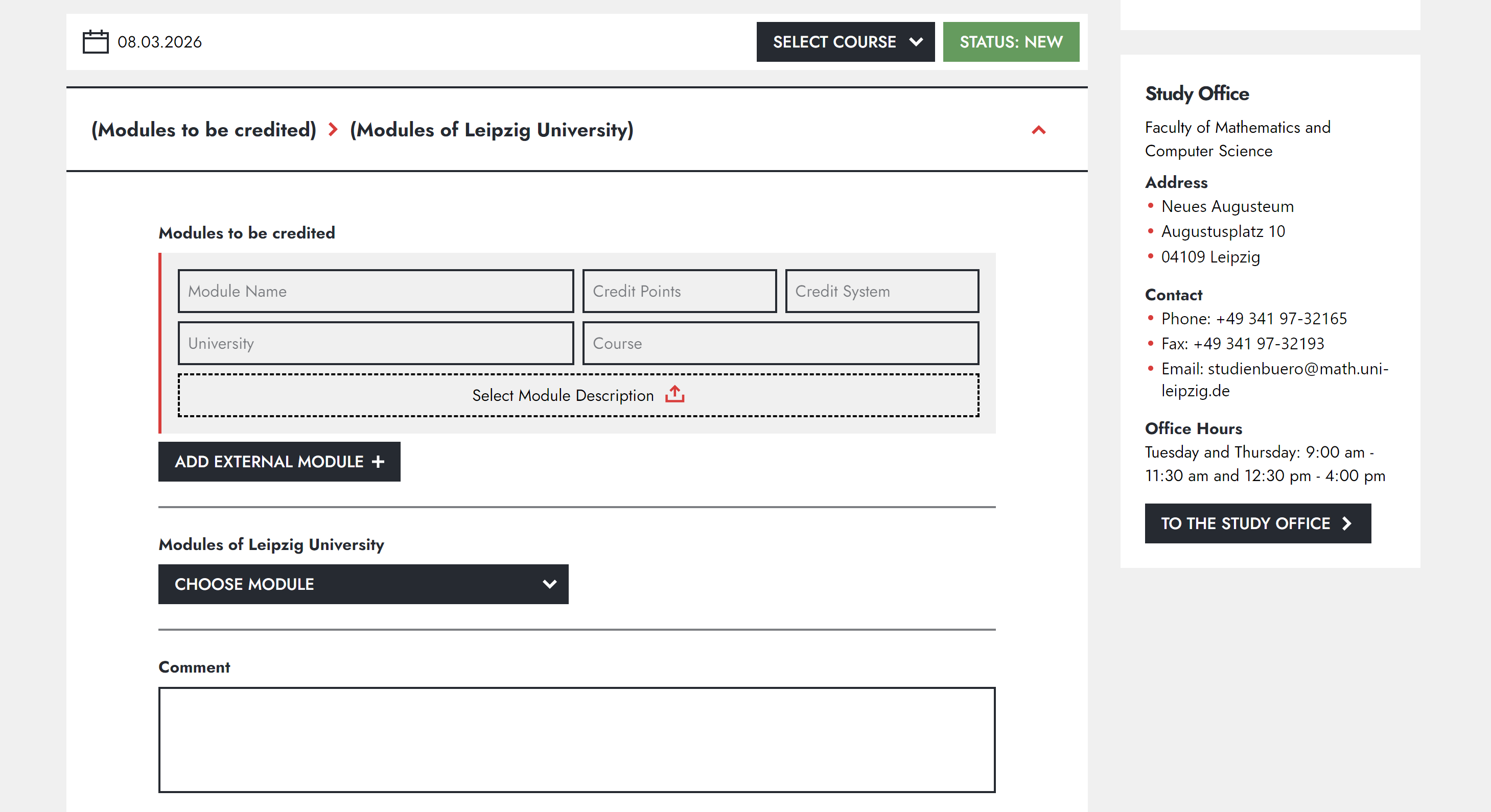 University Project Leipzig 01